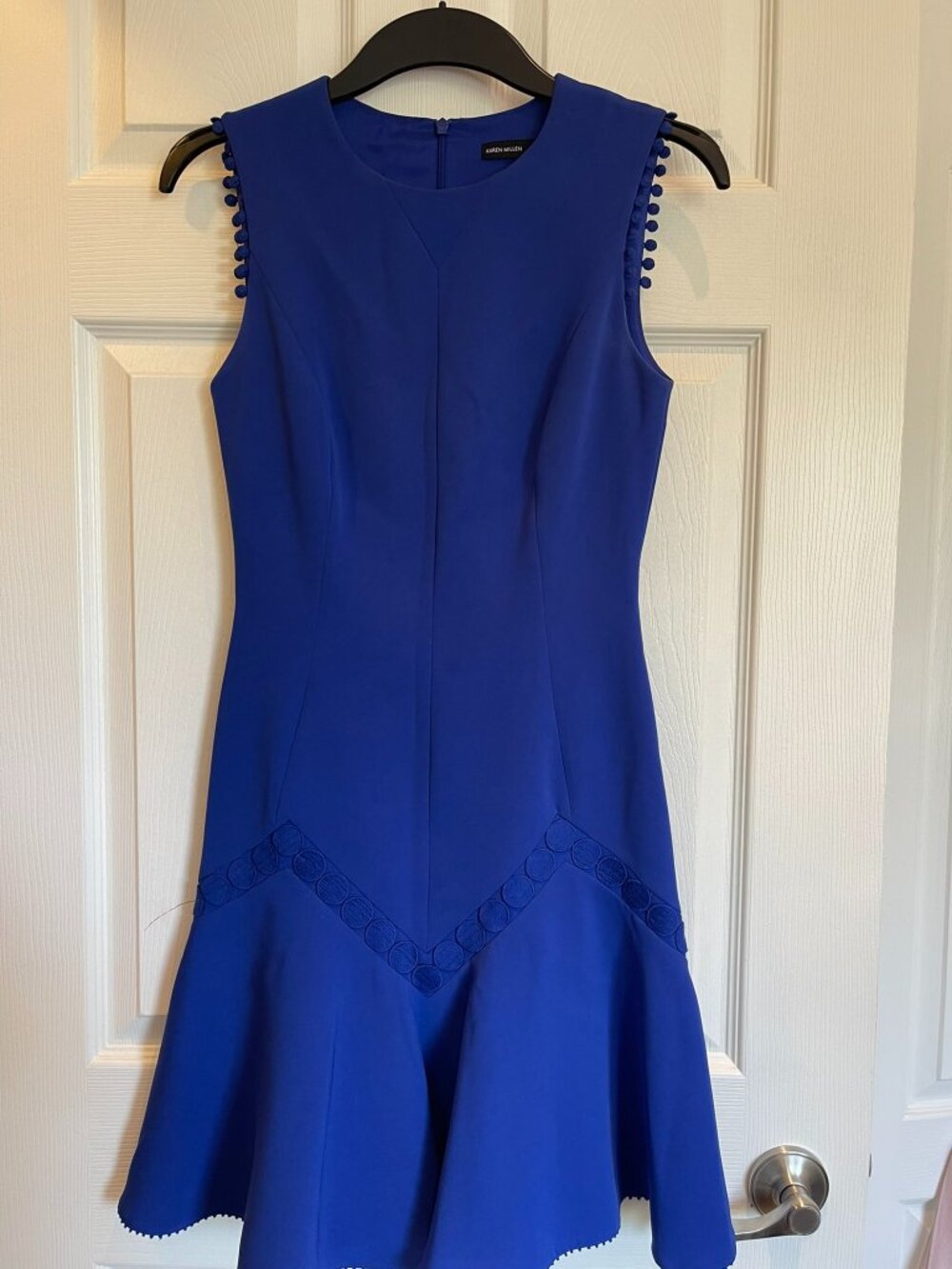 Karen Millen: midi dress in royal blue